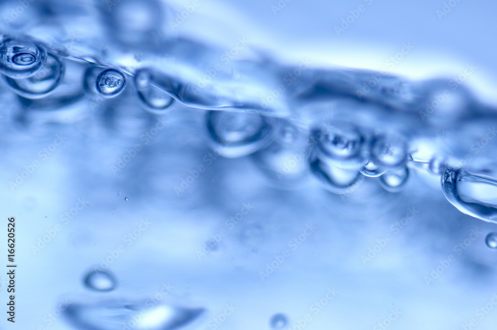 水中の泡 水中の泡