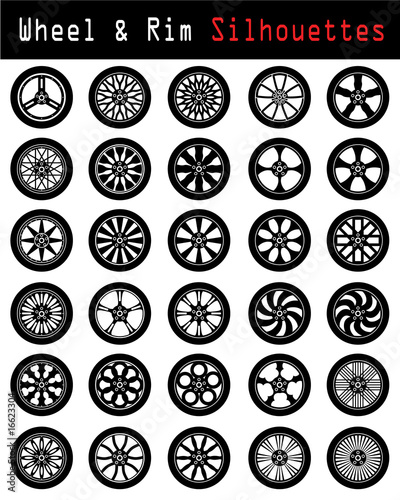 Wheel & Rim silhouettes