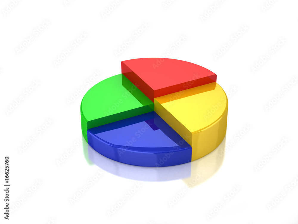 Fototapeta premium 3D diagram