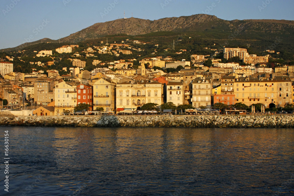 Bastia au lever du jour