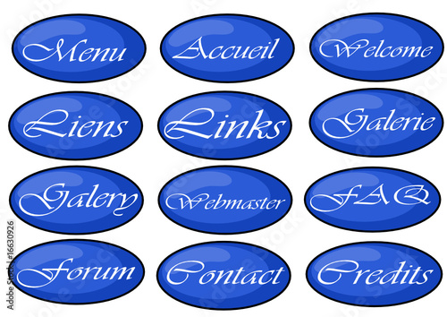 boutons pour site web