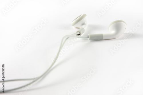 white headphones