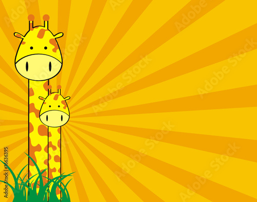background giraffes