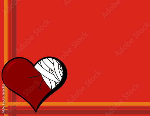 background heart b