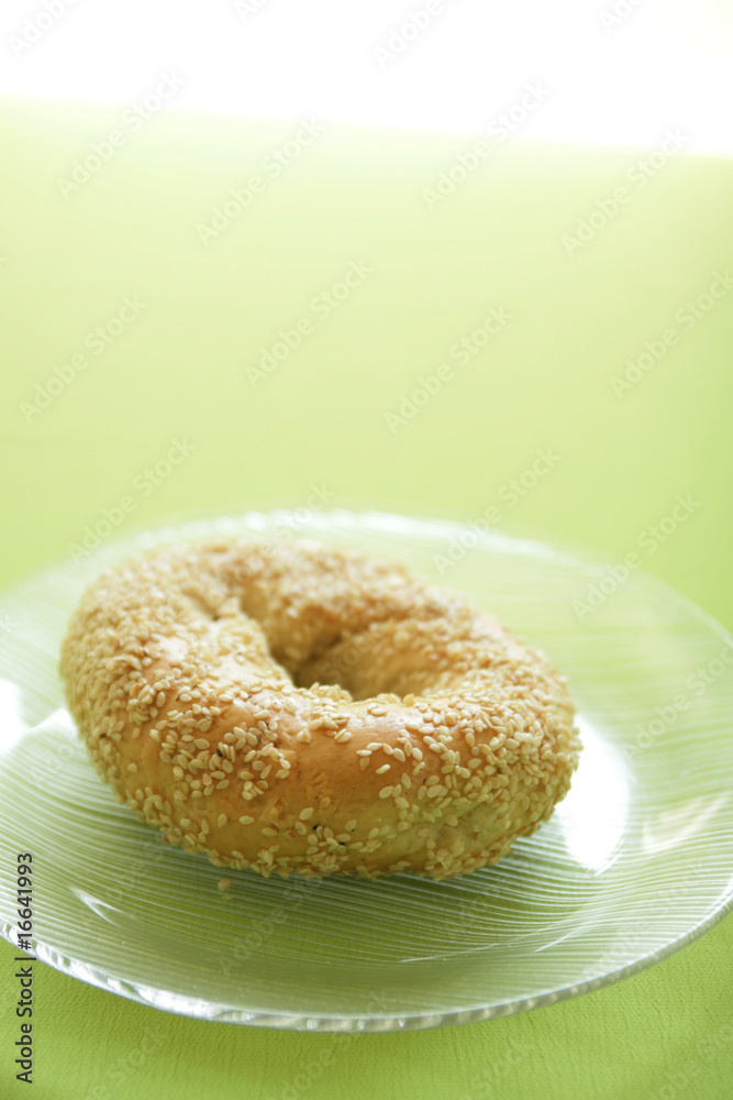 Sesame bagel Sesame bagel