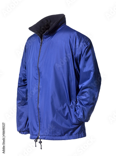 Blaue Wendejacke photo