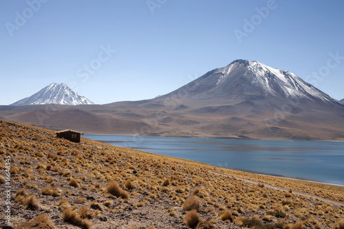 Lagunas Miscanti and Meniques in Atacama desert near Andes. photo