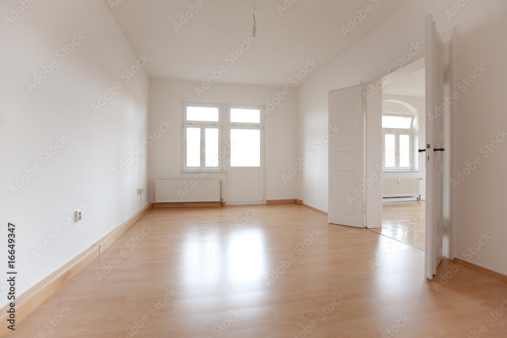 Fototapeta premium Innenraum einer leeren Loft