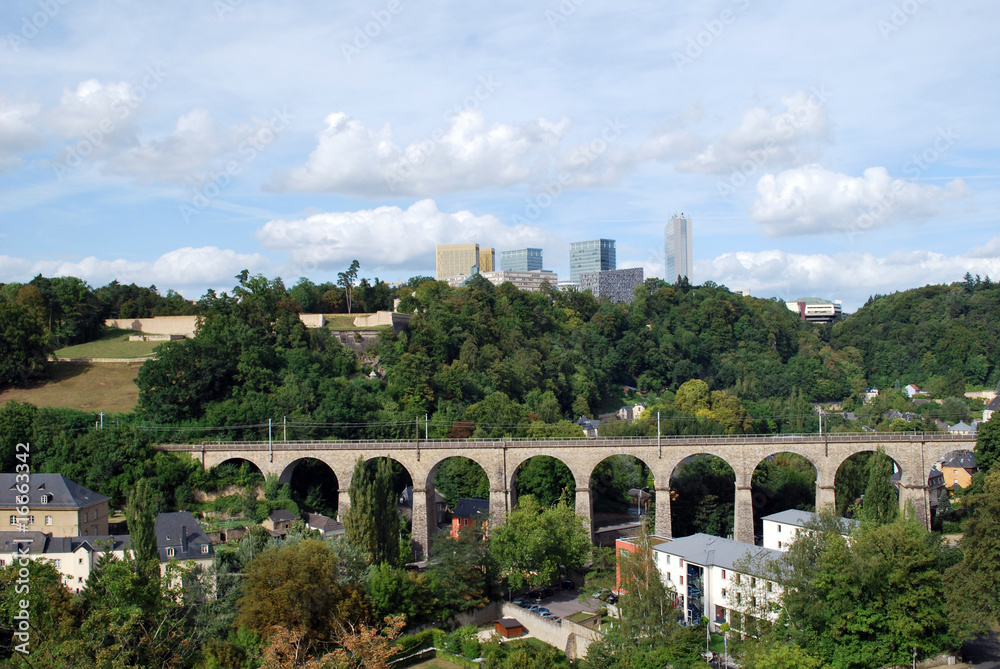 Obraz premium Building au Luxembourg