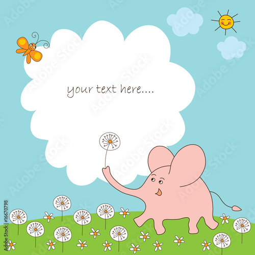 baby greeting card