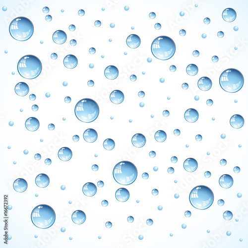 Vector background with water drops