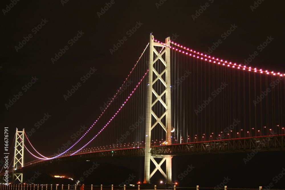 Naklejka premium 明石海峡大橋