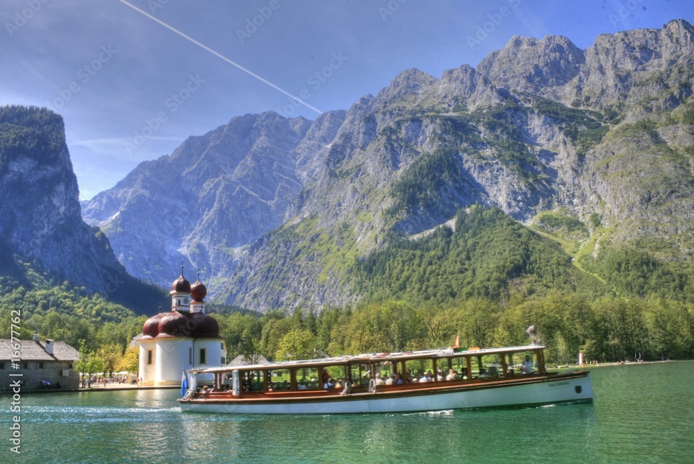 Königsee in Berchtesgaden - Bavaria / Germany+ Königsee in Berchtesgaden - Bavaria / Germany+