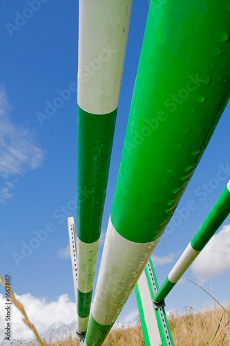 Εκτύπωση καμβά Jumping poles