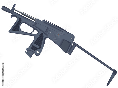 Pistol - a machine gun