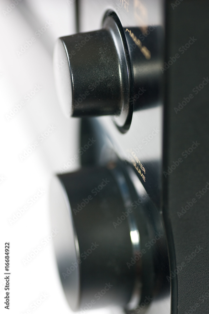 Volume control on AV Receiver Volume control on AV Receiver