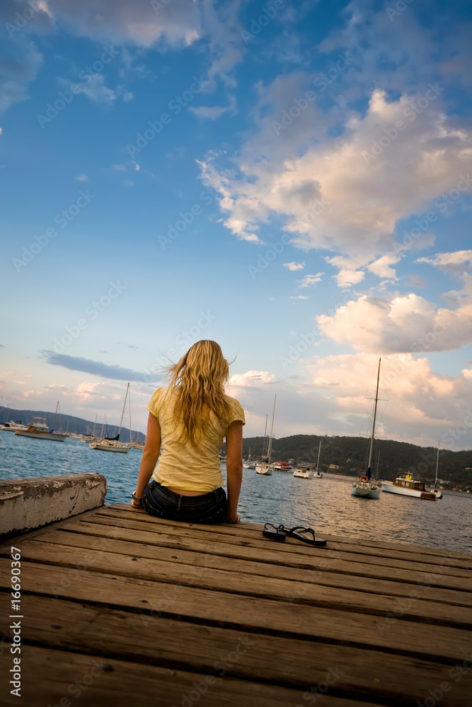 Fototapeta premium Coast Girl