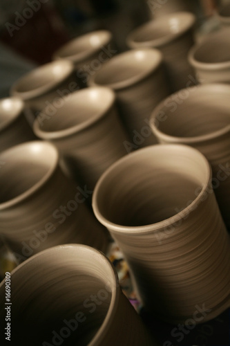 Rows of pottery