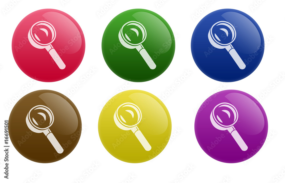 Glossy Search Button Glossy Search Button