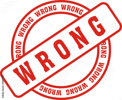 wrong