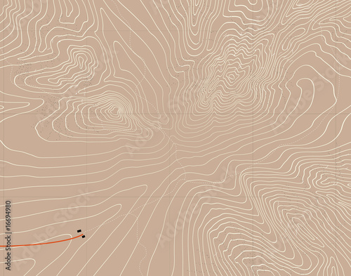 Mountain contours