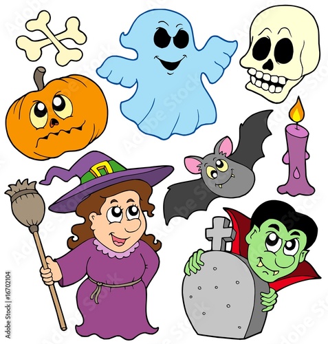 Halloween cartoons collection