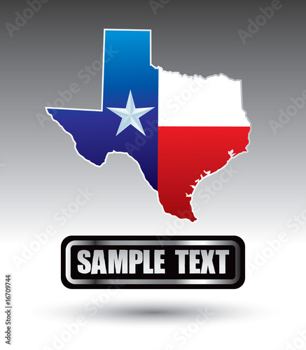 lonestar texas state on nameplate