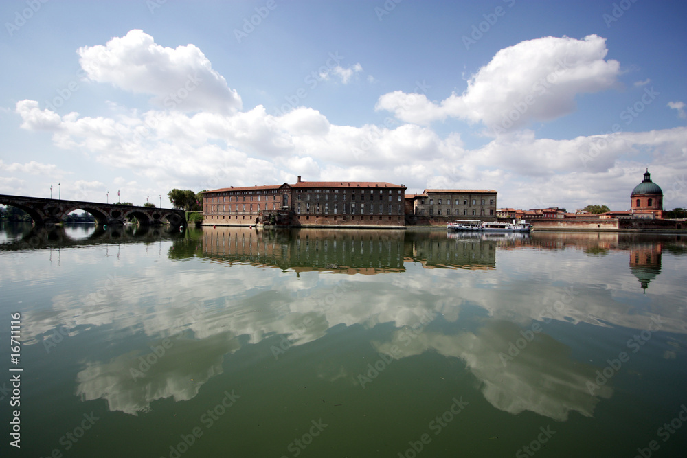 Fototapeta premium Berges de Toulouse
