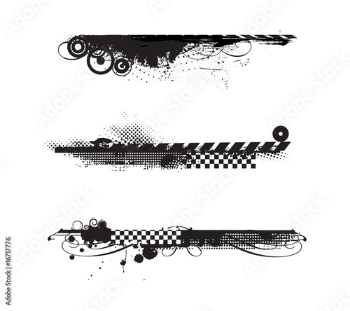 Grunge banners