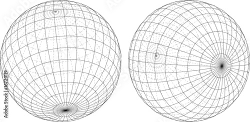 globe wireframe