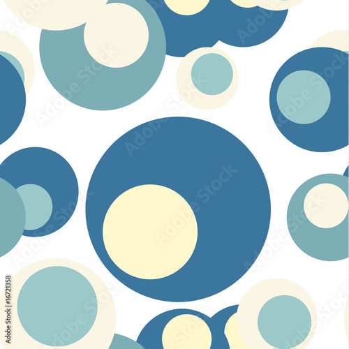 Seamless background vector retro circle patern