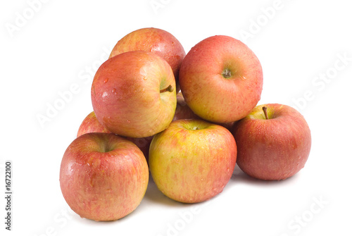Isolated apple stack