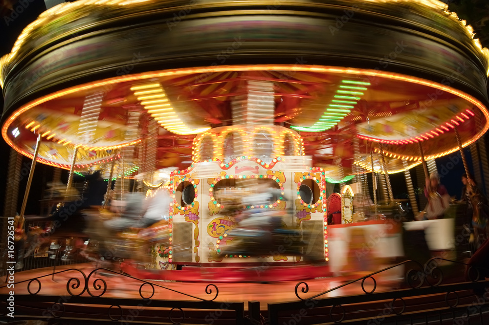 Naklejka premium Merry go round
