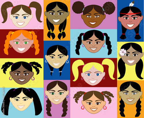 14 Girls Faces 2.