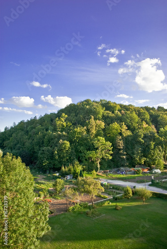 paysage vue d'un viaduc