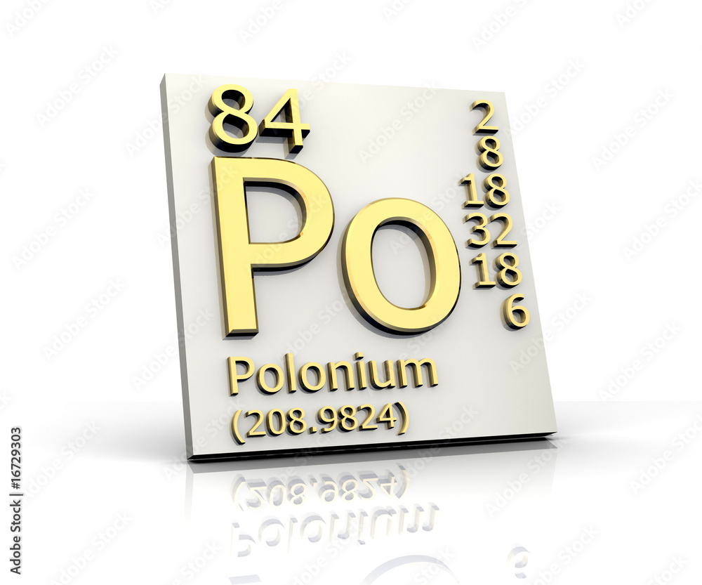 Polonium form Periodic Table of Elements