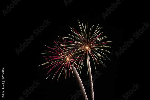 Fireworks at night