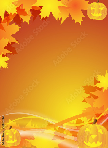 halloween flyer / background