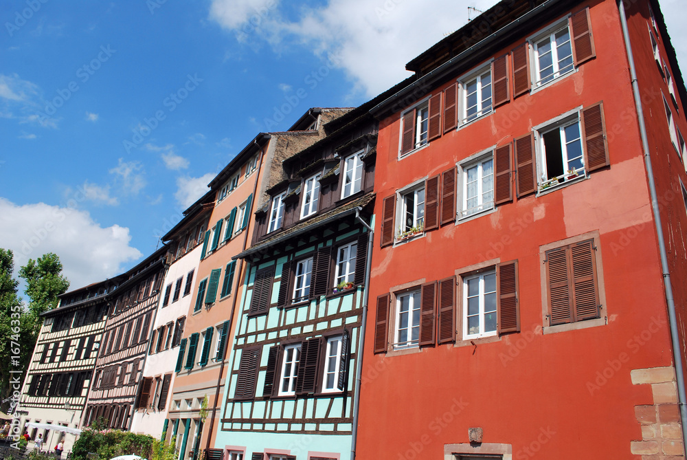 Maisons colorées à Strasbourg
