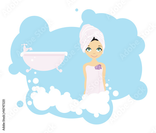 Bath girl