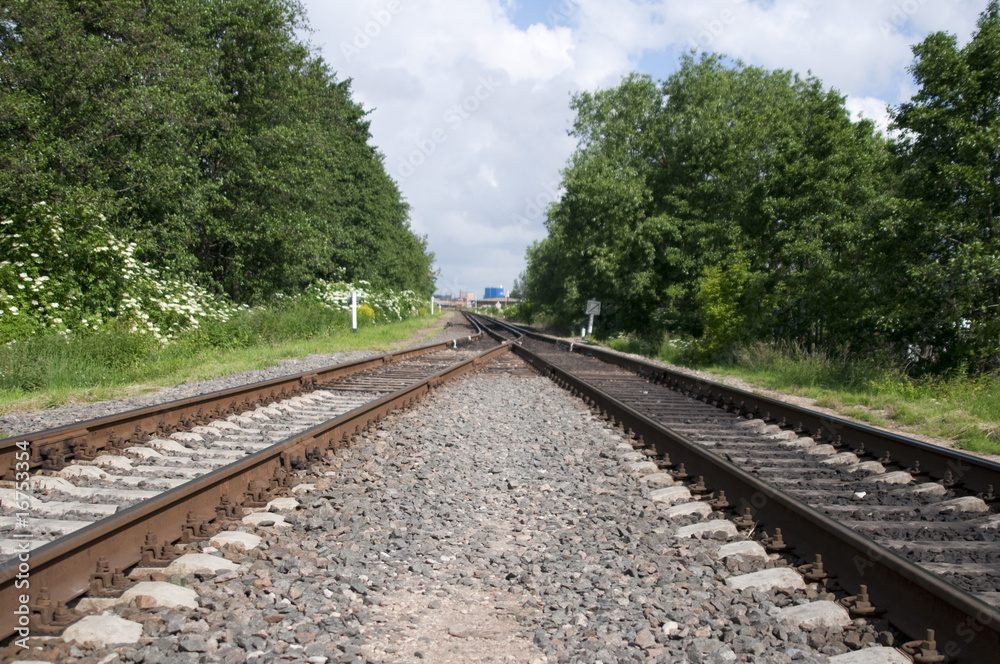 Fototapeta premium Rails set eighteen