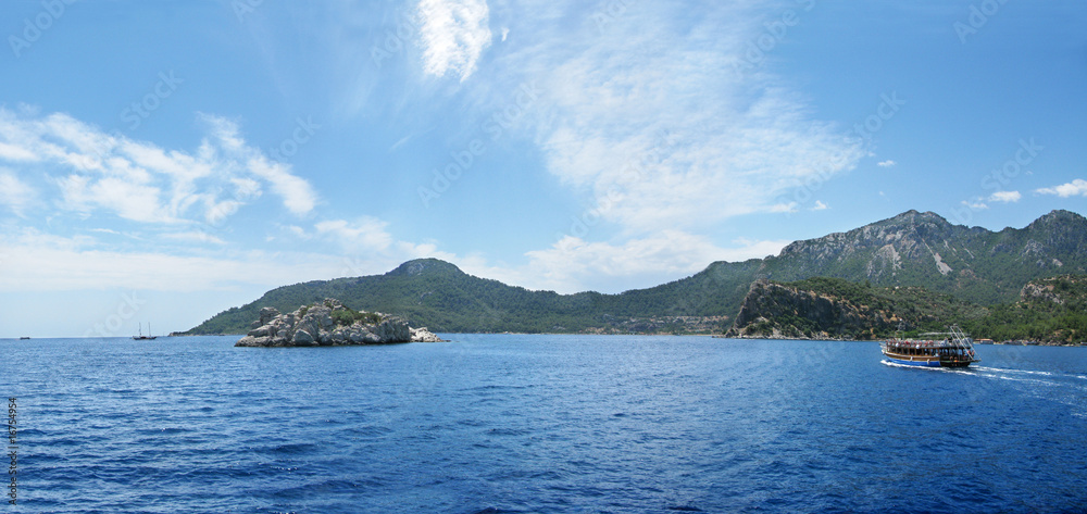 panoramic view of islands in the sea