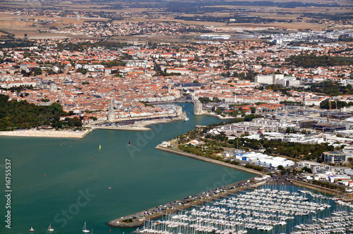 La Rochelle vu du ciel