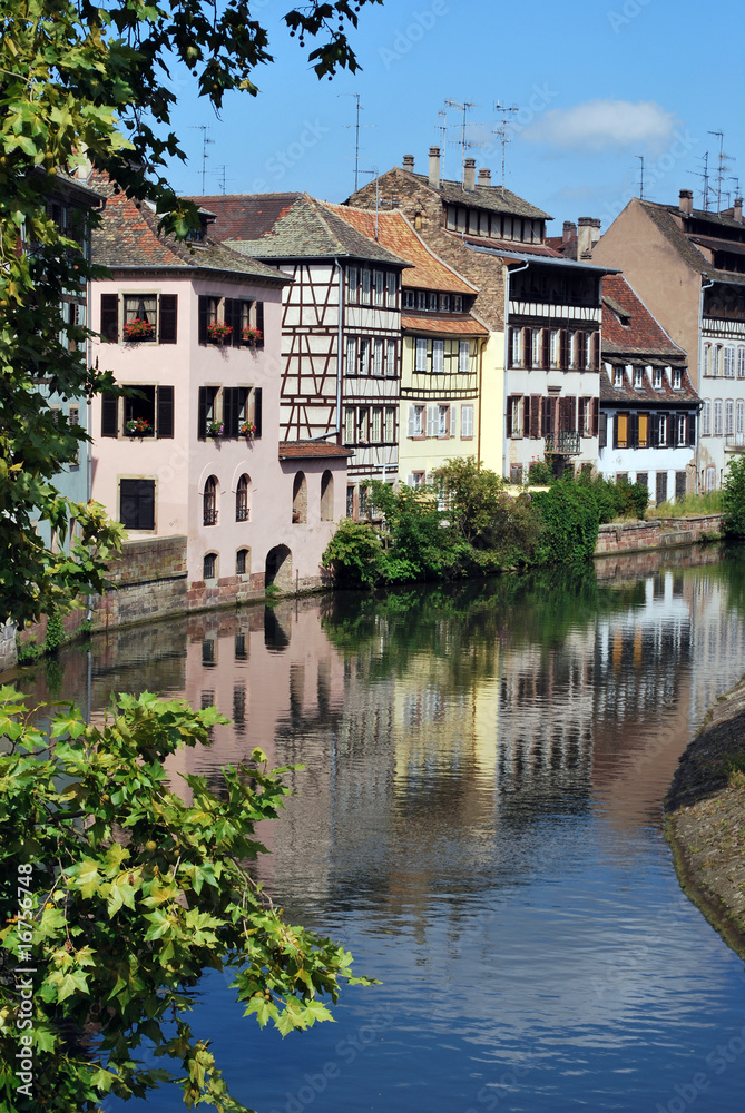 En bordure de canal à Strasbourg