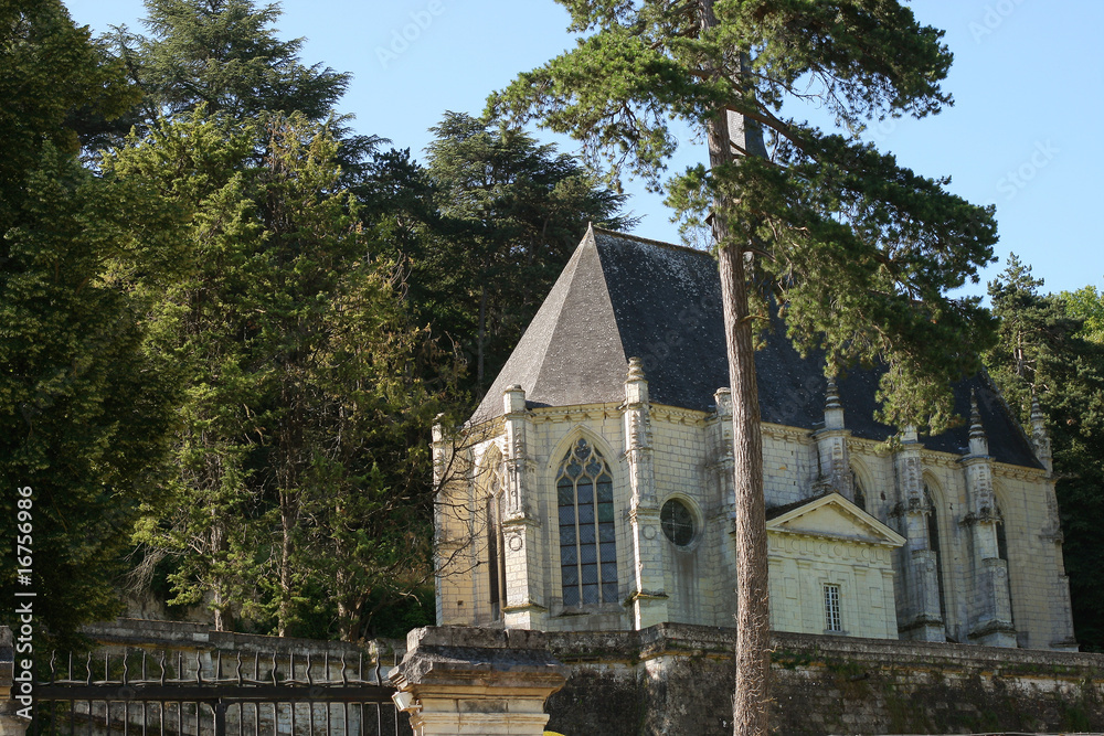 Small chapel of Usse castle, France