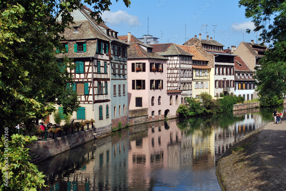 Un canal dans Strasbourg