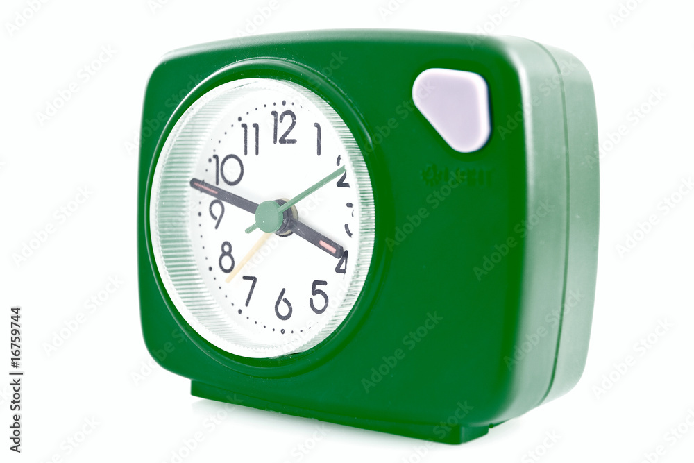 Green alarm clock Green alarm clock