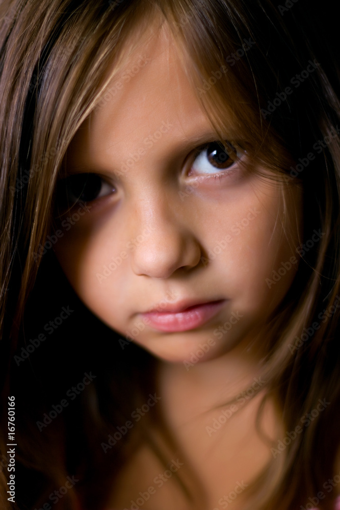 Portrait of beautiful young girl Portrait of beautiful young girl