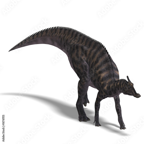 Dinosaur Saurolophus © Ralf Kraft