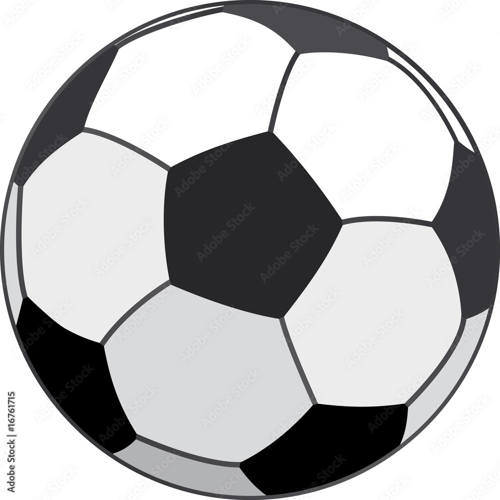 Arte Bola Futebol Stock Vector